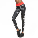Energy Gym Tight Leggings High Waist Fashion Leggings Women Fitness Running Yoga Leggings Pants letter printed Leggings