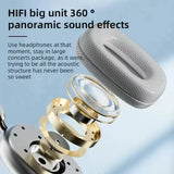 360ยฐ HiFi sound wireless headphones with exploded speaker view and panoramic acoustic design