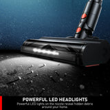 30Kpa 350W Handheld Cordless Vacuum Cleaner 8 IN 1 Powerful Suction Stick Vacuum 1.5L Dust Cup for Pet Hair/Carpet/Hard Floor