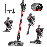 30Kpa 350W Handheld Cordless Vacuum Cleaner 8 IN 1 Powerful Suction Stick Vacuum 1.5L Dust Cup for Pet Hair/Carpet/Hard Floor