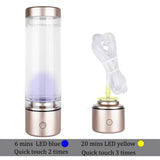 IHOOOH 5000PPB Nano Rich Hydrogen Water Generator Bottle Alkaline Anti Aging Ionizer H2 water cup Hydrogen oxygen separation