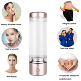 IHOOOH 5000PPB Nano Rich Hydrogen Water Generator Bottle Alkaline Anti Aging Ionizer H2 water cup Hydrogen oxygen separation