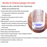 IHOOOH 5000PPB Nano Rich Hydrogen Water Generator Bottle Alkaline Anti Aging Ionizer H2 water cup Hydrogen oxygen separation