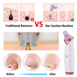 Nano Ionic Facial vaporizer Hot Face Steamer Blackhead Remover Vacuum Skin Scrubber Silicone Face Cleaning Brush Skin Care Set