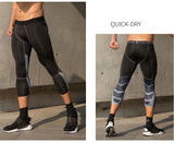 Men's Compression Pants Cycling Running Basketball Soccer Elasticity Sweatpants Fitness Tights Legging Trousers Rash Guard Gym