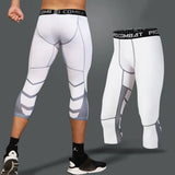 Men's Compression Pants Cycling Running Basketball Soccer Elasticity Sweatpants Fitness Tights Legging Trousers Rash Guard Gym