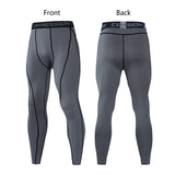 Men's Compression Pants Cycling Running Basketball Soccer Elasticity Sweatpants Fitness Tights Legging Trousers Rash Guard Gym
