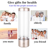 IHOOOH 5000PPB Nano Rich Hydrogen Water Generator Bottle Alkaline Anti Aging Ionizer H2 water cup Hydrogen oxygen separation