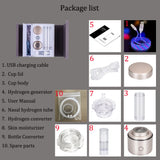 IHOOOH 5000PPB Nano Rich Hydrogen Water Generator Bottle Alkaline Anti Aging Ionizer H2 water cup Hydrogen oxygen separation