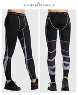 Men's Compression Pants Cycling Running Basketball Soccer Elasticity Sweatpants Fitness Tights Legging Trousers Rash Guard Gym