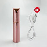 USB charging epilator face hair removal lipstick Shaver electric eyebrow trimmer women hair remover mini Shaver Epilator
