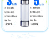 Hydrogen Water Generator Alkaline Maker Rechargeable Portable Water Ionizer Bottle Super Antioxidan Hydrogen-Rich Water Cup