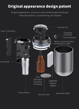 Car Air Freshener AI Smart Aroma Diffuser Essential Oil Room Fragrance USB Charging Smell Distributor Aromatherapy Machine