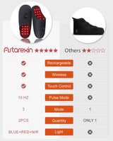Astarexin Red Light Therapy Slippers Rechargeable 460nm For Feet Therapy Device at Home Heating Treat Inflammation Relieve pain