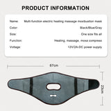 Electrically Heated Head Facial Paralysis Hot Pack Massage Mask Face Aftermath Recovery Instrument Face Spasm Crooked Mouth