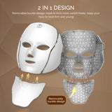 Face Neck Beauty Mask 7 Colors Light LED Mask Photon Red Light Facial Skin Care Repair Skin Anti Aging Wrinkle Skin Tightening