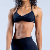 DLOGO Summer Women Sports Bra with Logo Sexy Exposed Suspender Chest Cushion Suspender Gym Sports Yoga Suspender, Bra