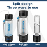 ALTHY Hydrogen Water Generator Bottle Cup DuPont SPE+PEM Dual Chamber,40 Times Working/ Single charged ,H2 Inhalation Device
