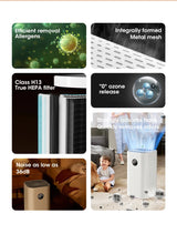 Air Purifier Intelligent Regulation HEPA Negative Ion Purification Multifunctional Air Fresh Formaldehyde Dust Pet Hair Removal