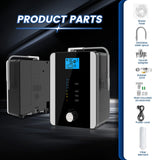 CAWOLO Alkaline Water Ionizer Machine PH Water Device Alkaline Water Dispenser 11 Plates Platinum Coating Alkaline Water Ioniser