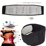 1pc Adjustable Self-heating Magnetic Therapy Back And Waist Support Belt