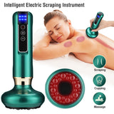 6/12 Gear Electric Cupping Massager Vacuum Suction Cup GuaSha Anti Cellulite Beauty Health Scraping Heat Body Slimming Massage