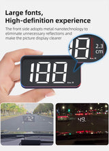 Car Head Up HD Display M2 GPS Speedometer Speed KMH Digital HUD Windshield Projector For All Cars Auto Electronics Accessories