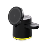 Wireless Charger 4 in 1 QI2 Fast Charging Dock Stand Night Light For Magsafe iPhone 16 15 14 Pro Max Airpods Pro 2-8 Apple Watch