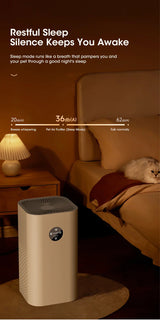 Air Purifier Intelligent Regulation HEPA Negative Ion Purification Multifunctional Air Fresh Formaldehyde Dust Pet Hair Removal