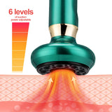 6/12 Gear Electric Cupping Massager Vacuum Suction Cup GuaSha Anti Cellulite Beauty Health Scraping Heat Body Slimming Massage