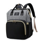Diaper Backpack with Foldable Crib | Large Capacity