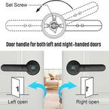 CIEPOJIT  Electronic lock Smart Lock  Fingerprint Lock unlock handle smart lock Smart Fingerprint Door Lock Keyless Entry