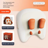 JAIYORL Trapezius Electric Massage Pillow Wireless Car And Home Massager Heating Waist Neck Leg Cervical Shiatsu Kneading