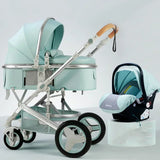 Baby Stroller 3 in 1 Pram Carriages For Newborn Buggy Travel System Multi-function Cart carrinho de bebe 3 em 1 strollers