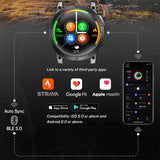 NORTH EDGE 2025 New GPS Watches Men Sport Smart Watch HD AMOLED Display 50M ATM Altimeter Barometer Compass Smartwatch for Men