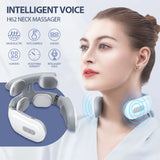 TENS Pulse Back Neck Massage Wireless Smart Sholder Cervical Massager Heating Relief  Pain Muscle Punch Beating Health