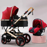 Baby Stroller 3 in 1 Pram Carriages For Newborn Buggy Travel System Multi-function Cart carrinho de bebe 3 em 1 strollers