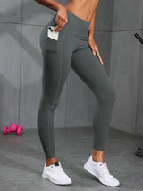 Women Camouflage Print High Waisted Sports Pocket Suitable For Running, Fitness, Yoga, Outdoor Adventure, Squat-Proof Leggings