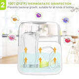 Automatic Intelligent Thermostat Milk Bottle Heater Baby Bottle Warmer Bottle Sterilizer Disinfection LED 2 IN 1 Milk Sterilizer