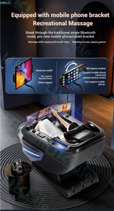 2025 6D Jade Rollers Massage Chair – AI Voice Control, SL-Track, Zero Gravity, Full Body Airbag + Heat