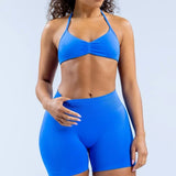 DLOGO Summer Women Sports Bra with Logo Sexy Exposed Suspender Chest Cushion Suspender Gym Sports Yoga Suspender, Bra