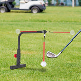Outdoor Golf Hitting Swing Training Tool , Professional Golf Ball Chipping Practice Hitting Tool, Swing Practice Trainer Golf