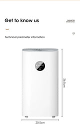 Air Purifier Intelligent Regulation HEPA Negative Ion Purification Multifunctional Air Fresh Formaldehyde Dust Pet Hair Removal