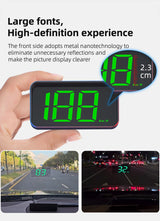 Car Head Up HD Display M2 GPS Speedometer Speed KMH Digital HUD Windshield Projector For All Cars Auto Electronics Accessories