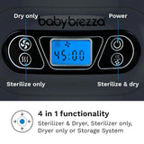 Baby Bottle Sterilizer & Dryer – Electric Steam, Universal Fit