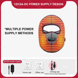 Electrically Heated Head Facial Paralysis Hot Pack Massage Mask Face Aftermath Recovery Instrument Face Spasm Crooked Mouth