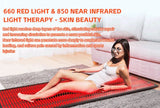 Red Light Therapy Mat for Body, Infrared Light Therapy Pad 660nm  850nm  Infrared Light Therapy Wrap Belt Knee Brace for Knee