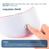 7 Colors Led Facial Mask With Neck Red Light Therapy Mask For Skin Tightening Lifting Anti-aging Bio-Light Beauty Whitening Home