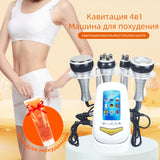 4IN1 Cavitation  Body Slimming 40K Machine Beauty Massager Skin Tighten Face Lifting Vacuum Suction(Overseas Warehouse Shipment)