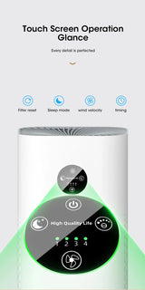 Air Purifier Intelligent Regulation HEPA Negative Ion Purification Multifunctional Air Fresh Formaldehyde Dust Pet Hair Removal